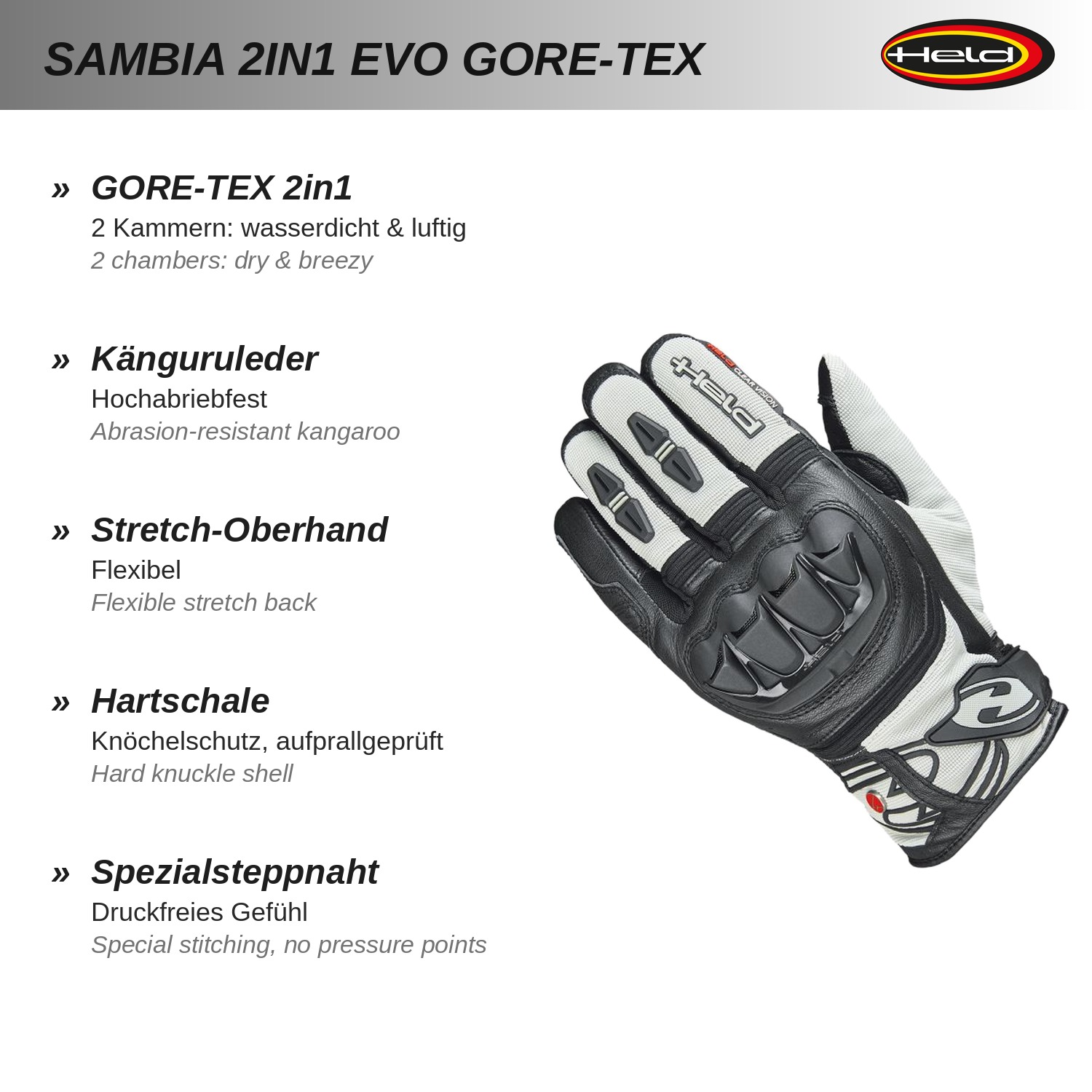Sambia 2in1 Evo Guantes GORE-TEX®