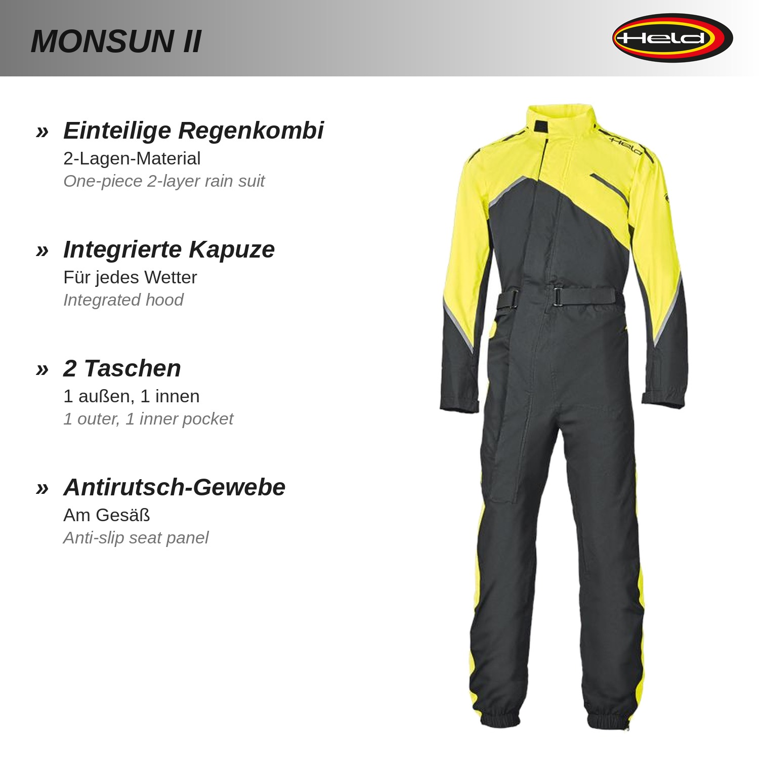Monsun II TUTA INTERA ANTIPIOGGIA