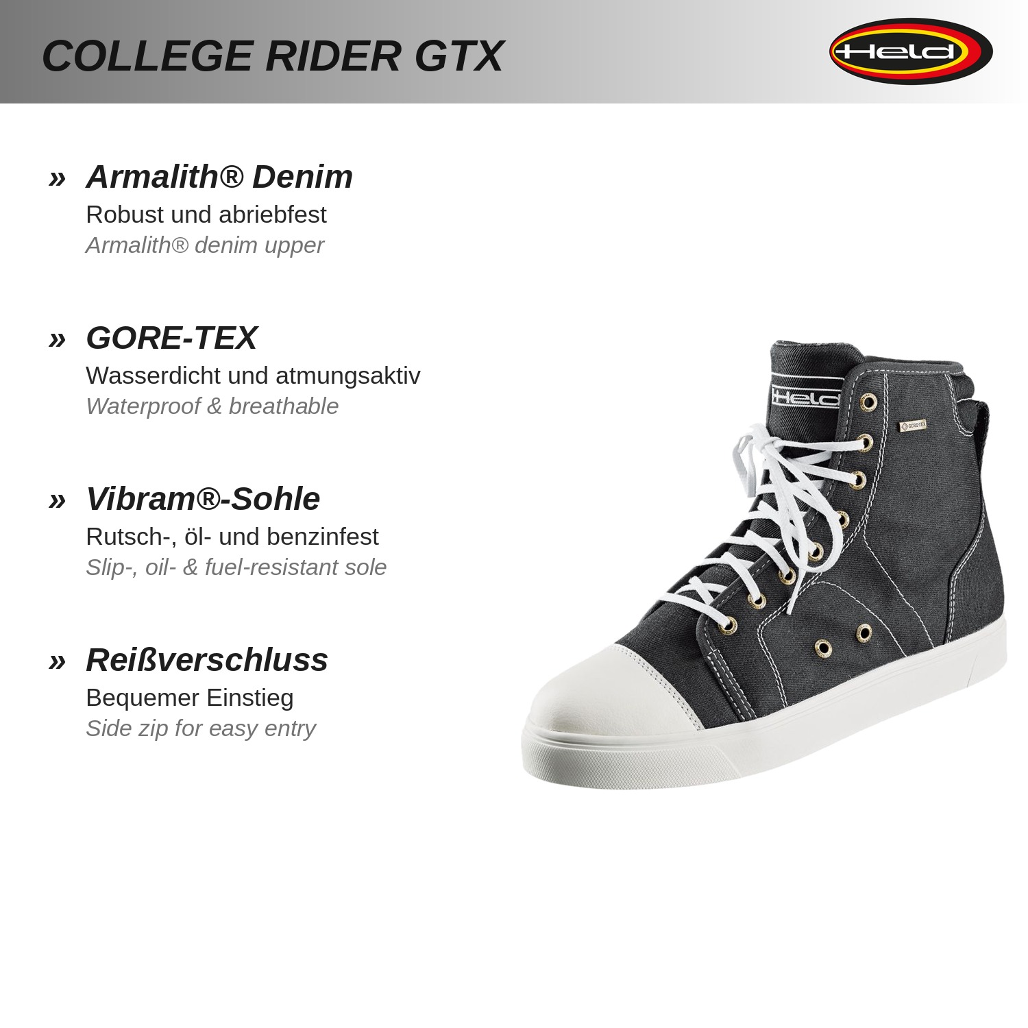 College Rider GTX GORE-TEX Urban-Sneaker