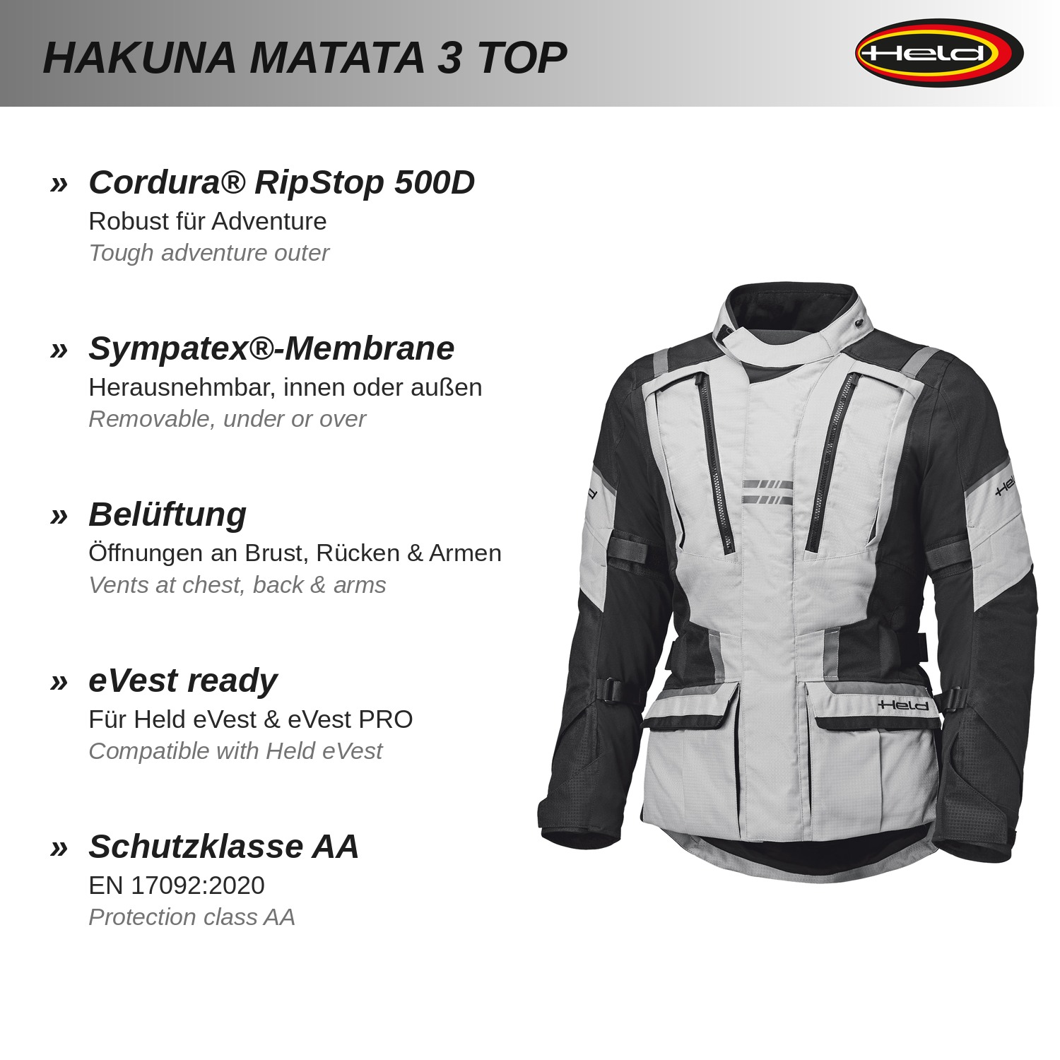 Hakuna Matata 3 Top Adventure jacket