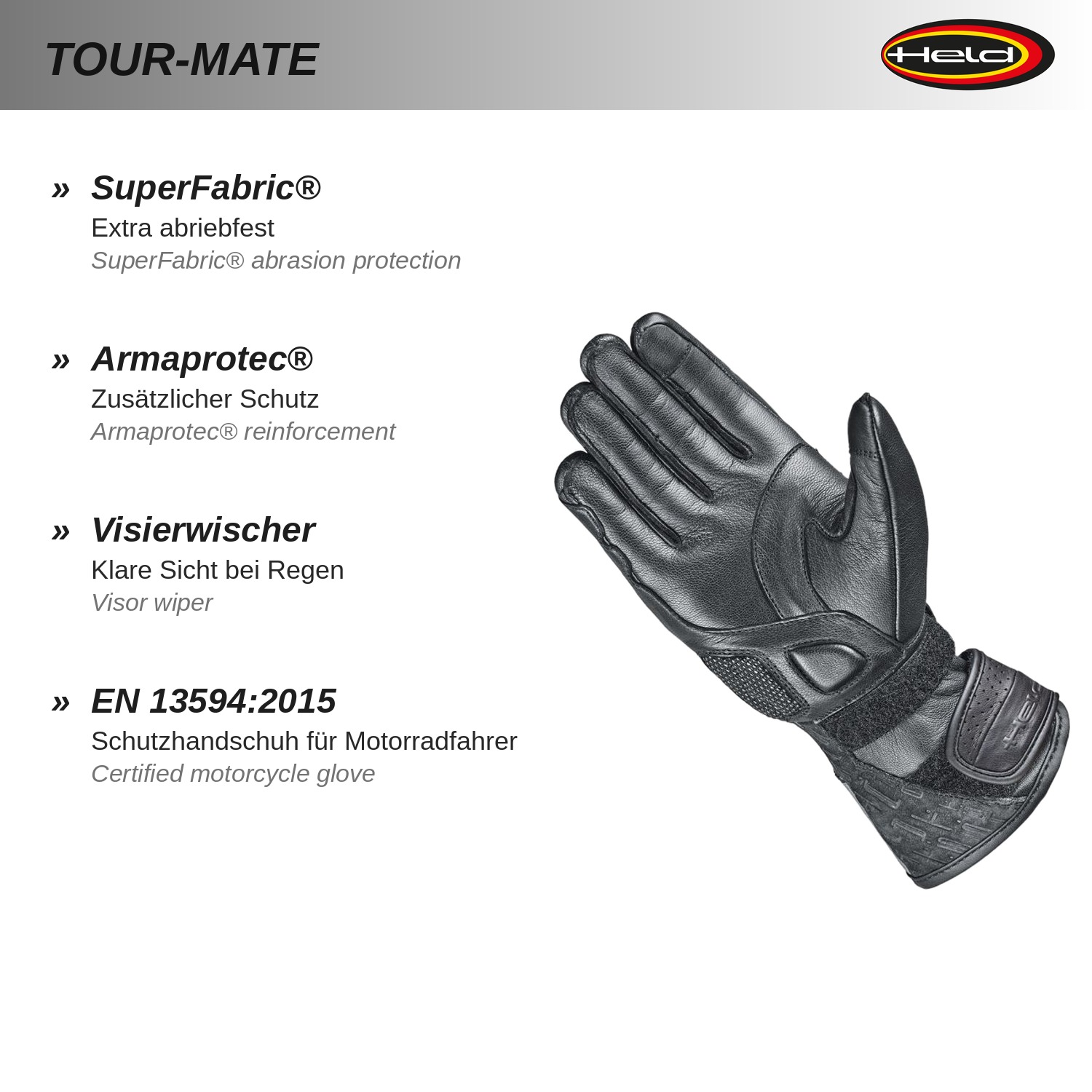 Tour-Mate Guanto touring 