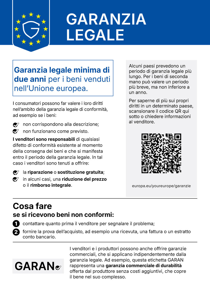 ITA garanzia legale      