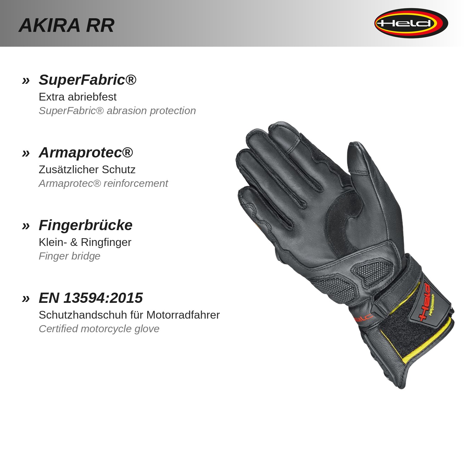 Akira RR Guanto sportivo 