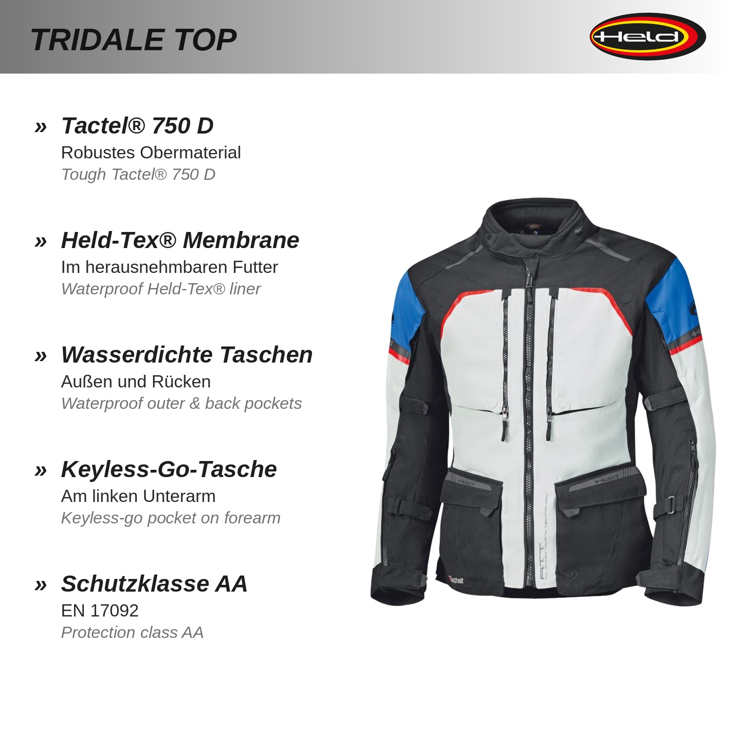 Tridale Top Giacca da avventura