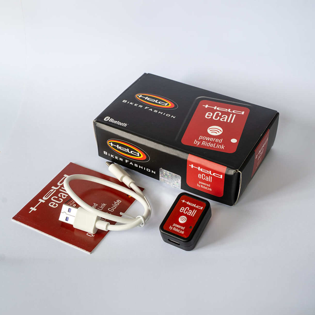 Held eCall powered by RideLink eCall Sensor mit Clip