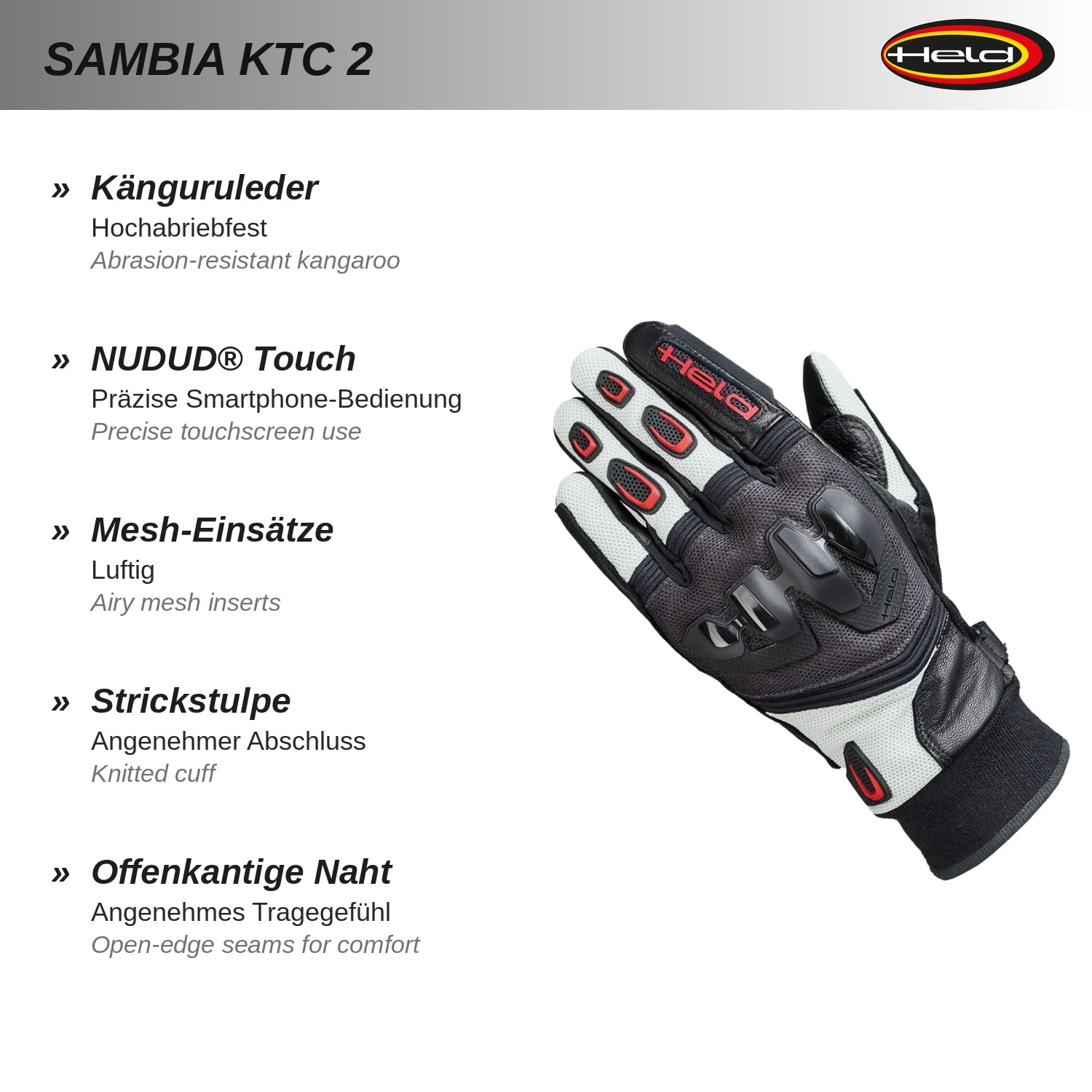 Sambia KTC 2 Gants d'aventure