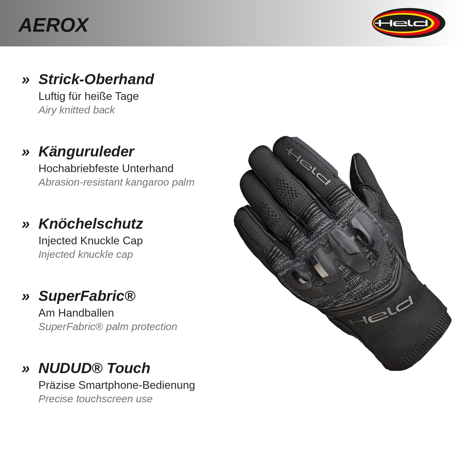 Aerox Guanto estivo