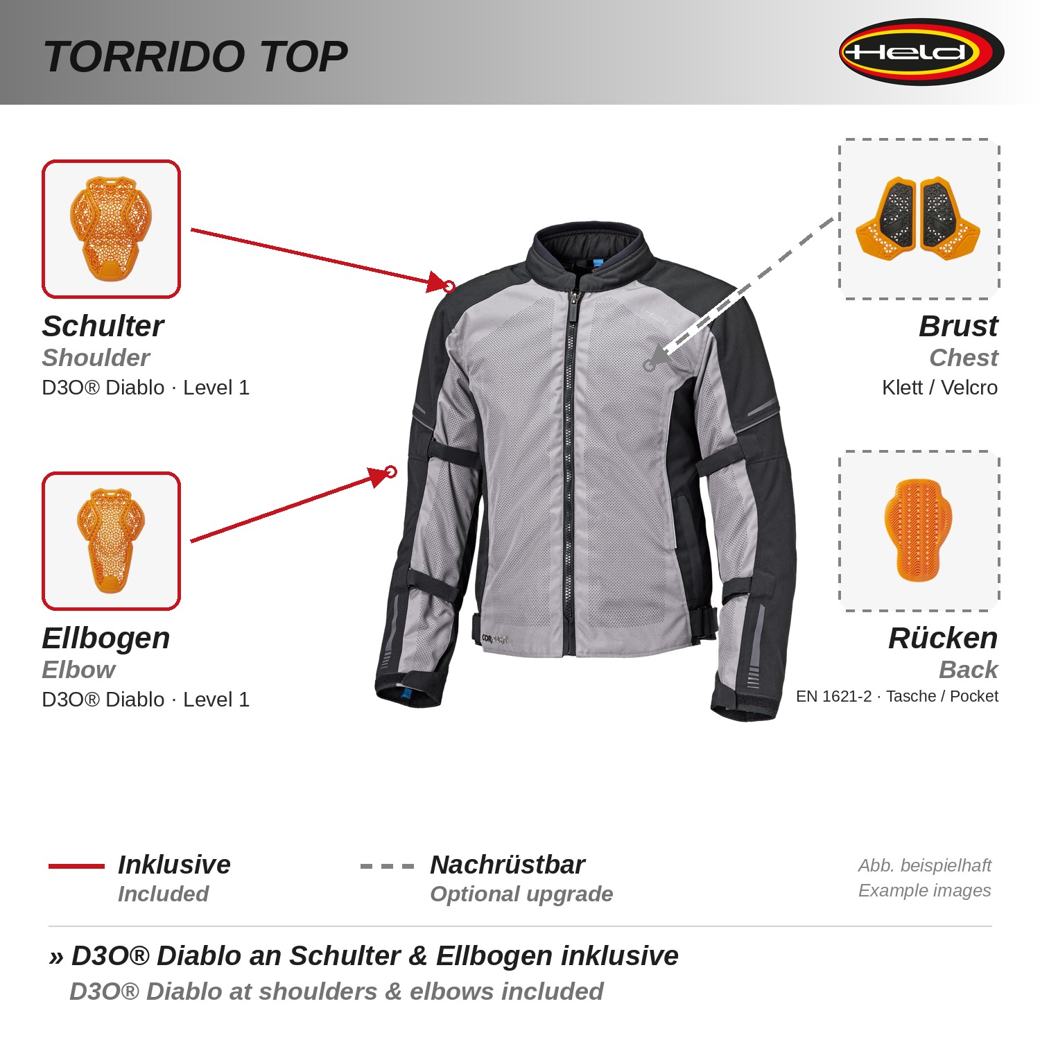 Torrido Top chaqueta deportiva de malla
