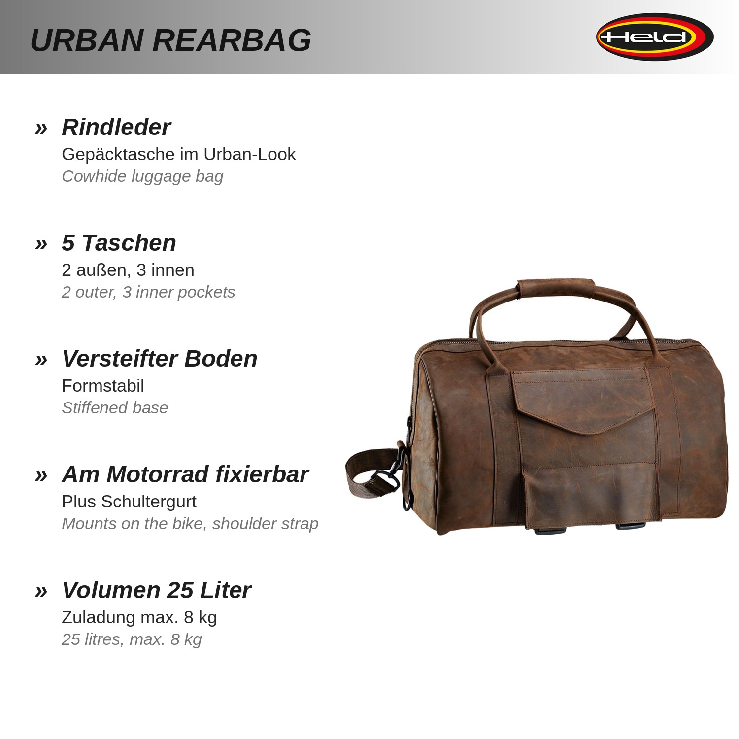Urban Rearbag Borsa per bagagli