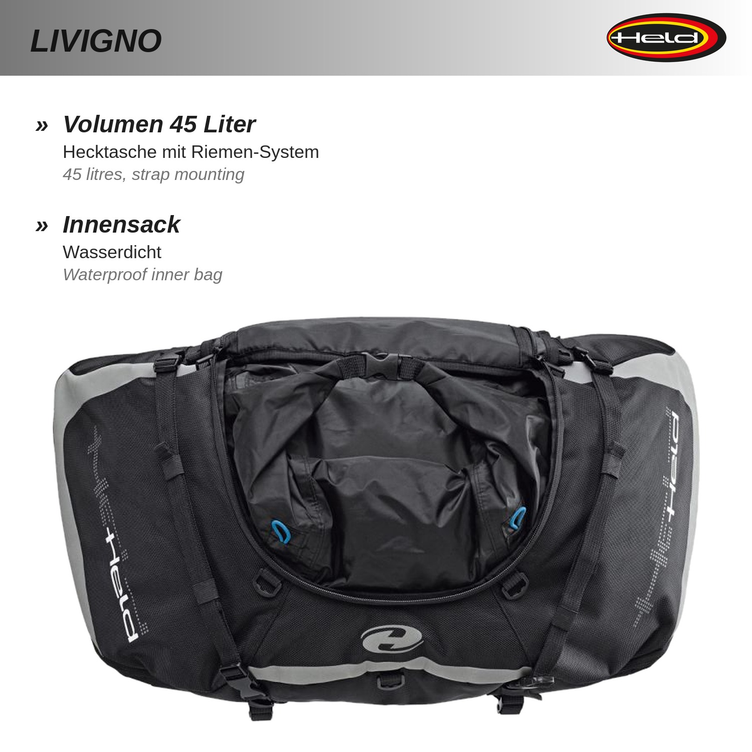 Livigno Riemen-System Hecktasche
