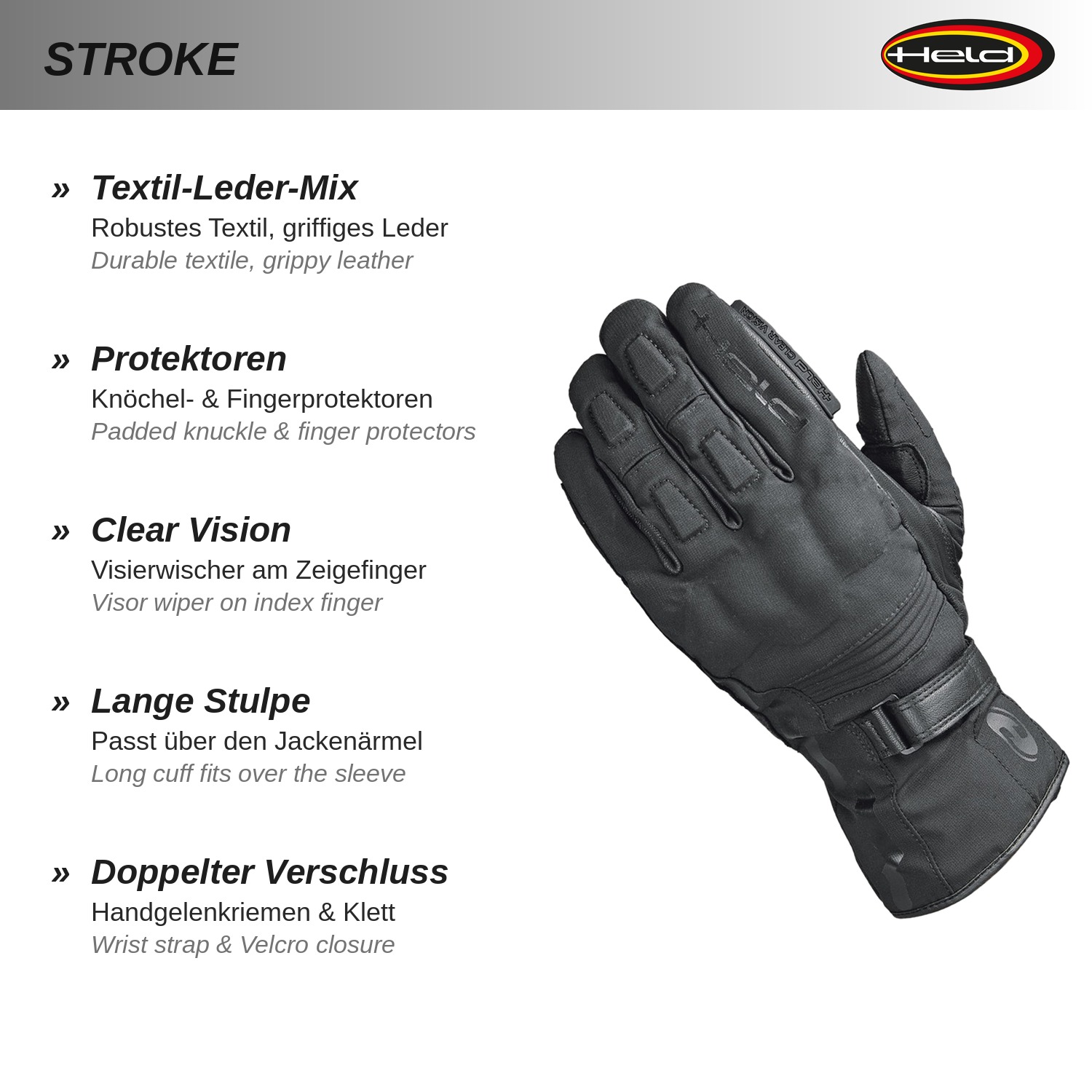 Stroke Guanto touring