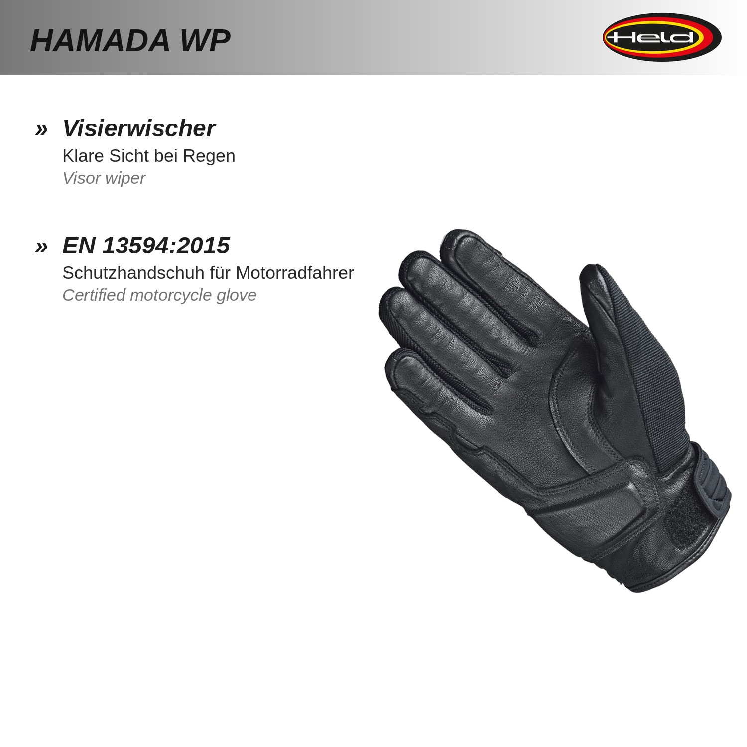 Hamada WP Guante de verano